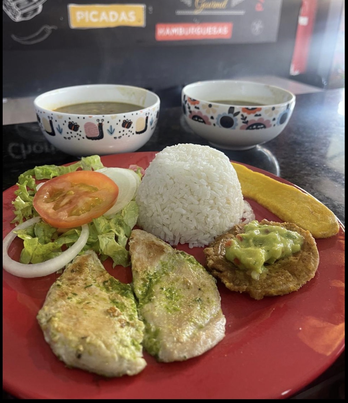 Menú del día pechuga 